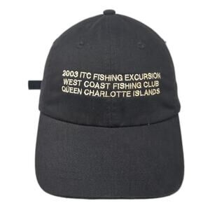 Zkapz Baseball Cap Black One Size 2003 ITC Fishing Excursion West Coast Club Hat